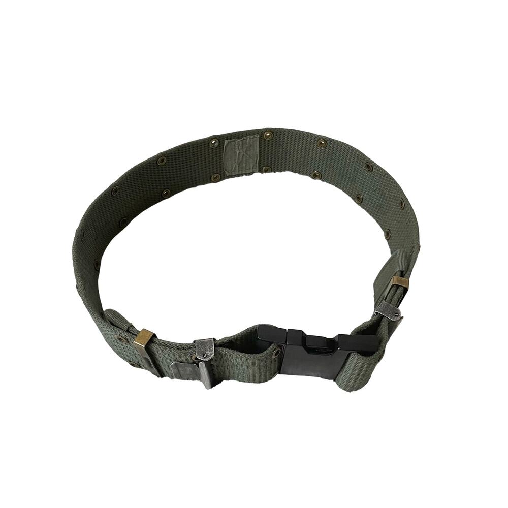 Vintage Army Green Military Belt